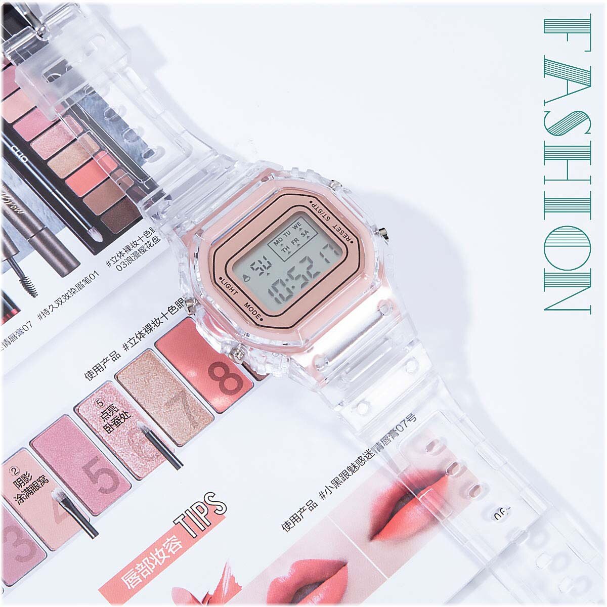 Ins Mannen Vrouwen Horloges Casual Transparante Digitale Sport Horloge Dames Elektronische Horloges Kid 'S Horloge Relogio Digitale