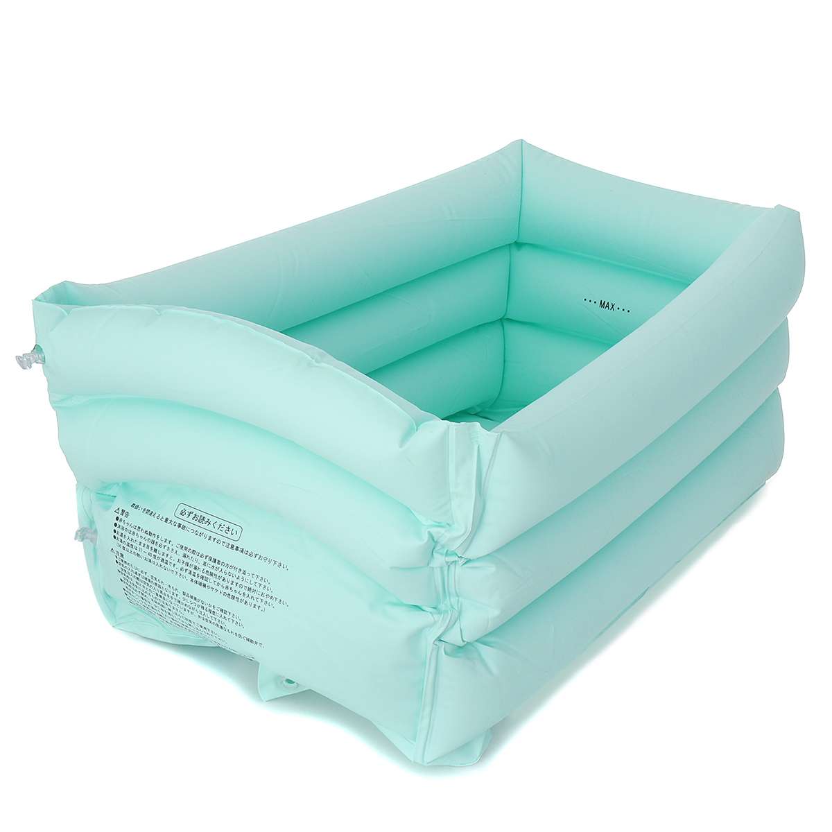 Portable Bathtub Inflatable Bath Tub Baby Tub Cushion Warm Keep Warm Folding Portable Bathtub Bath Shower Tool: Blue