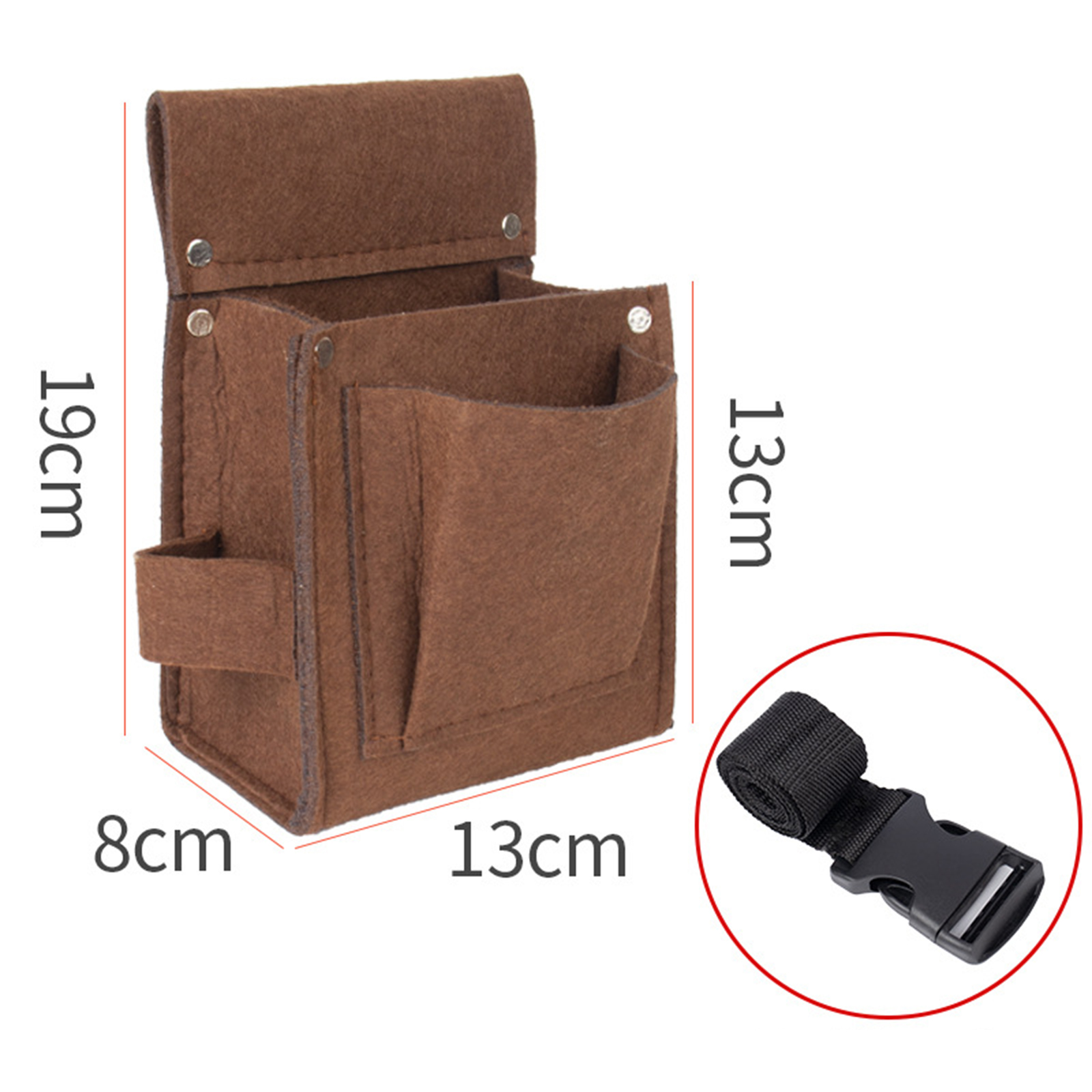 Belt Tool Organizer Durable Apron Tool Nail Pouch Multi Pocket for Woodworking Carpenter Technician Construction Electrician: Beige