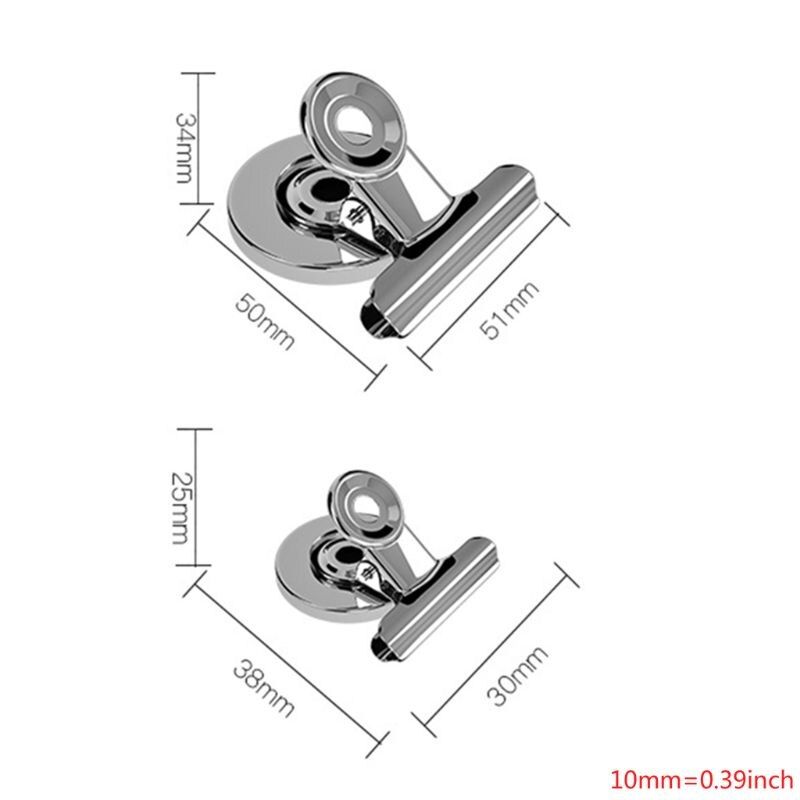 18 koelkastmagnetische haakklemmen in verschillende maten met neodymiummagneet