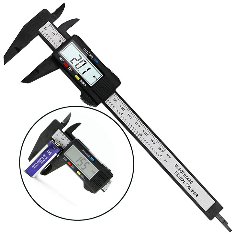 150mm Elektronische Digitale Schuifmaat Meten Calibre Digitale Schuifmaat Gauge Micrometer Diepte Gauge Meten: Default Title