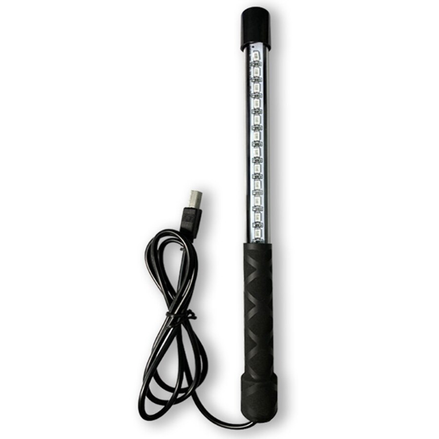 Portable Single Tube Handheld UVA Ultraviolet Lamp Plant Growth Lamp (USB)-Black