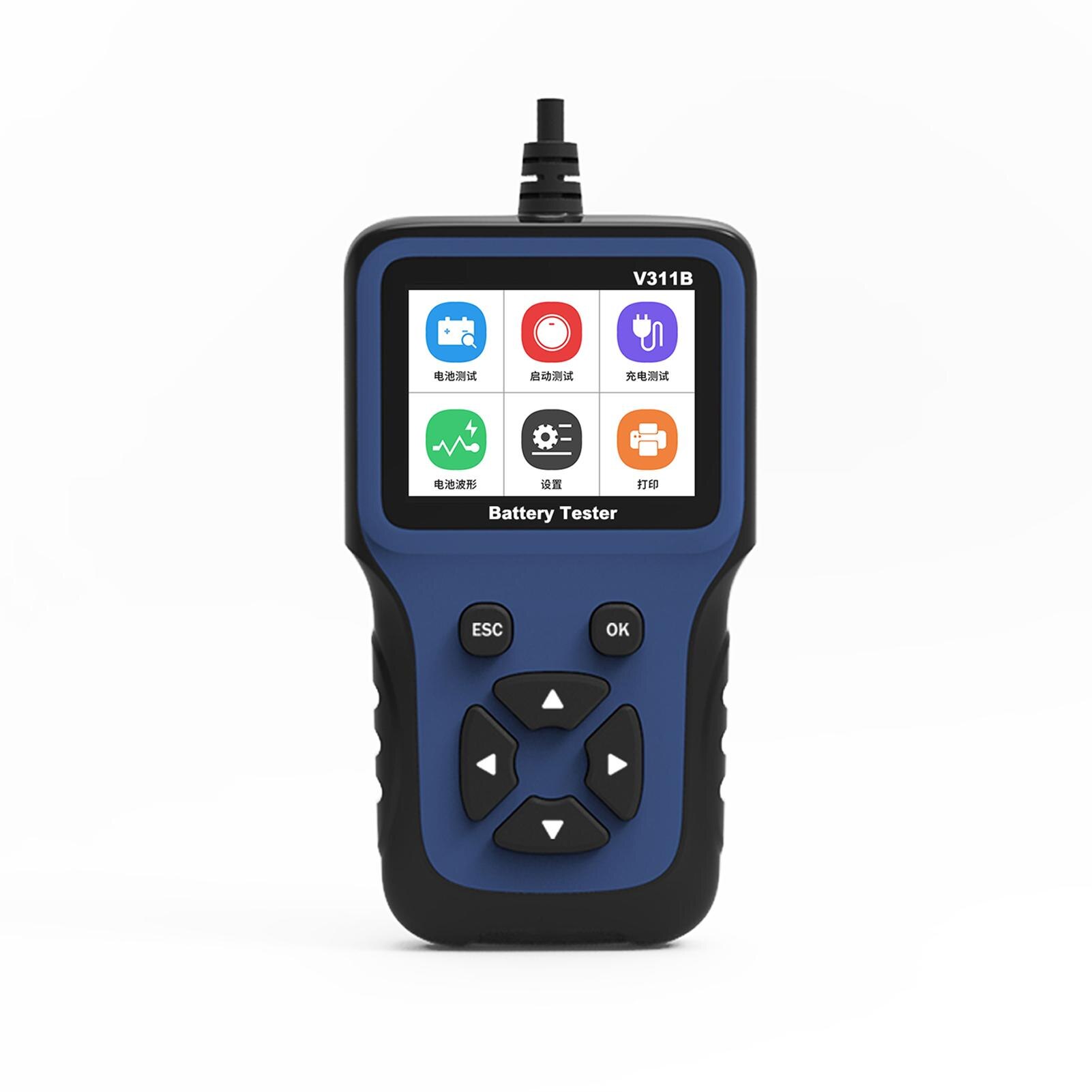 12V Universal Car Battery Tester Analyzer Detector Diagnostic Tool