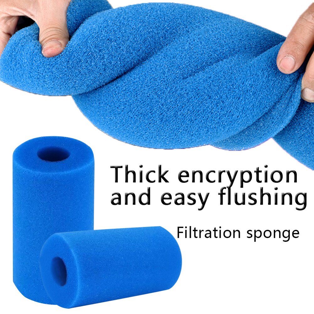 Swimming Pool Foam Filter Sponge Reusable Biofoam Cleaner Water Cartridge Intex Type Swimming Pool Accessories piscina piscine