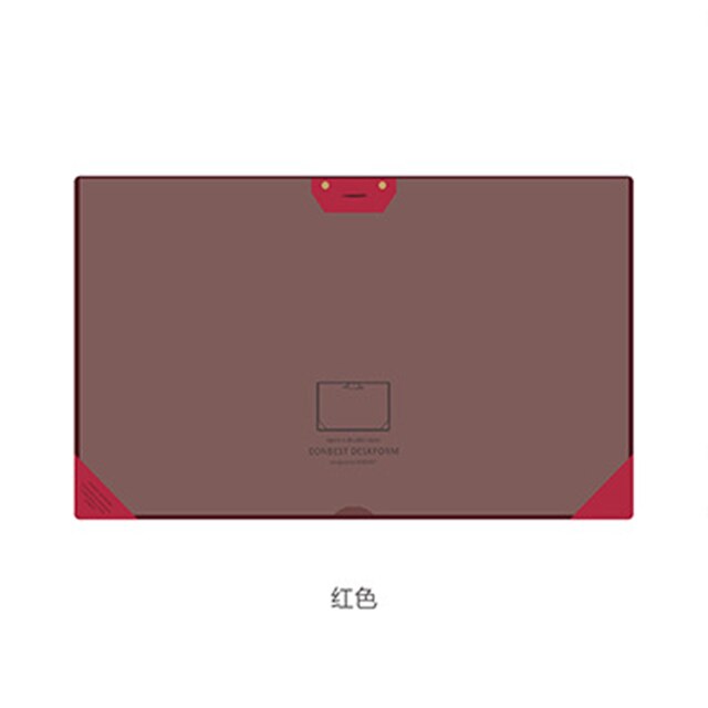 Large XXL Office Computer Desk Mat Work mat Big mousepad Double wool felt Laptop Cushion Desk Mat Gamer Mousepad Mat: Red