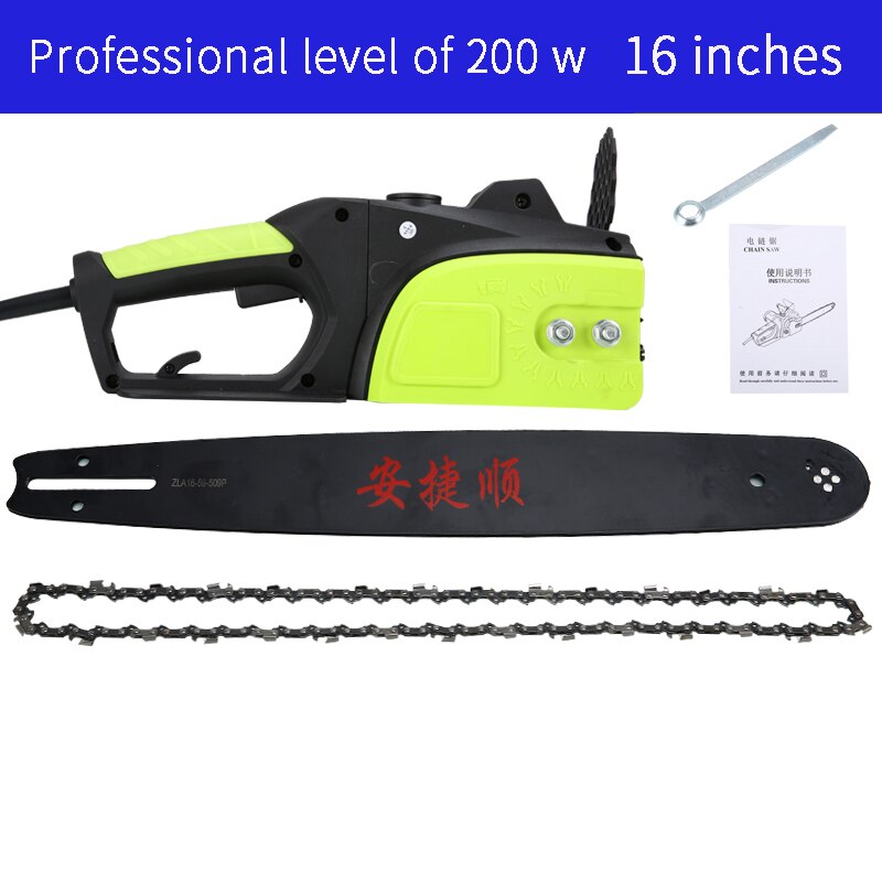 Chainsaw logging saw household electric chain saw multifunctional chain saw automatic fuel injection high power woodworking elec: Professionalpackage1