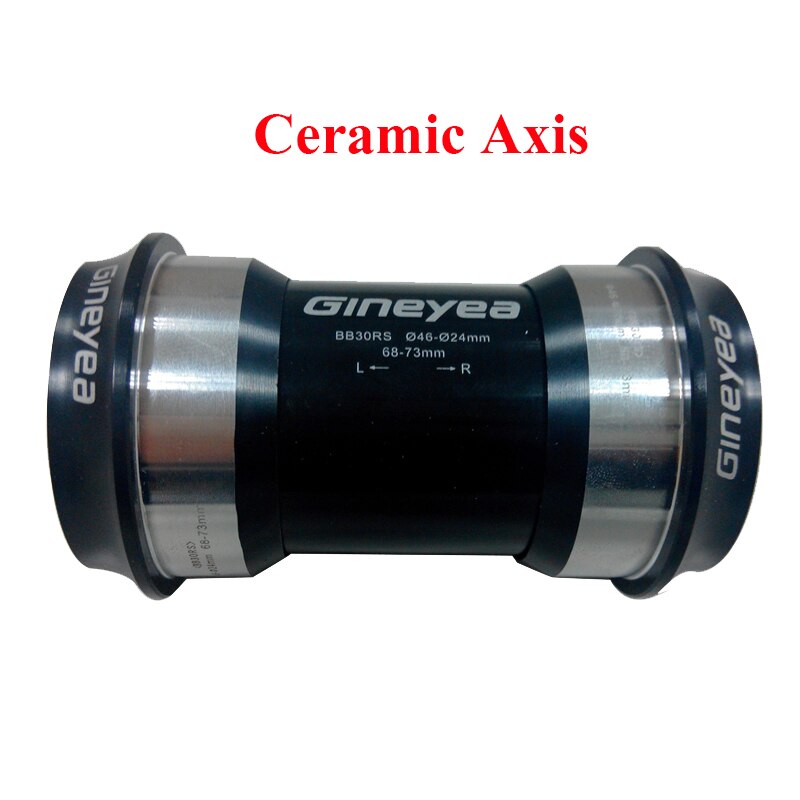Boîtier de pédalier de vélo à pf30 bb30 axes en céramique, 7075al , durable, 24mm/22mm accessoires de vtt