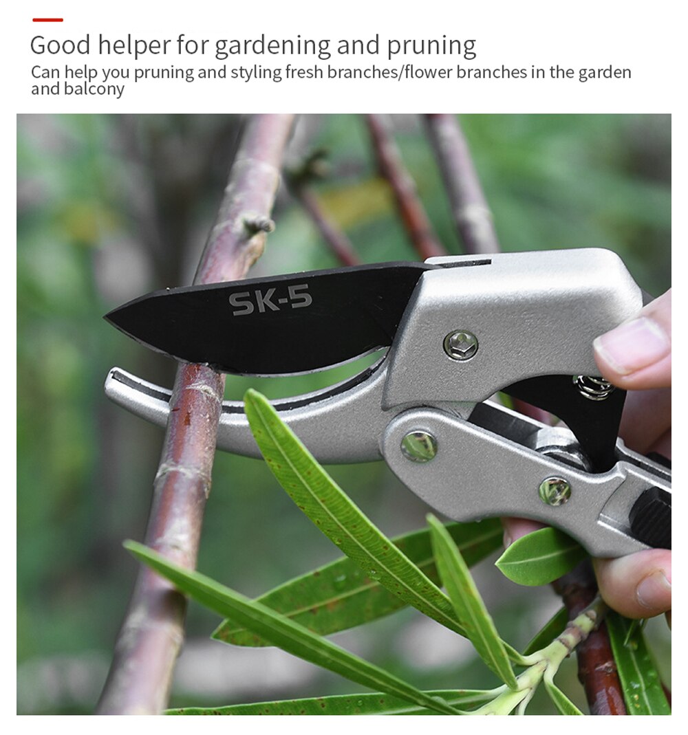 Garden Pruner Scissor Branch Plant Trim Horticulture Shear Orchard Pruning Pruner Cut Shrub Garden Tool