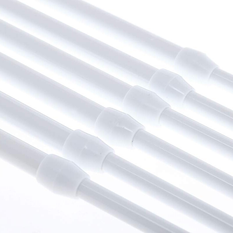 8 petites tiges de Tension 15.7 pouces à 28 pouces ressort extensible rideau rideau de douche rideau télescopique tige pour armoires de cuisine Cu