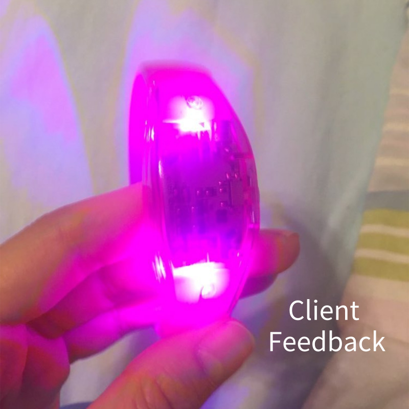 Pulsera luminosa LED, pulsera de silicona luminiscente con vibración de sonido, iluminación para , festivales y cumpleaños,