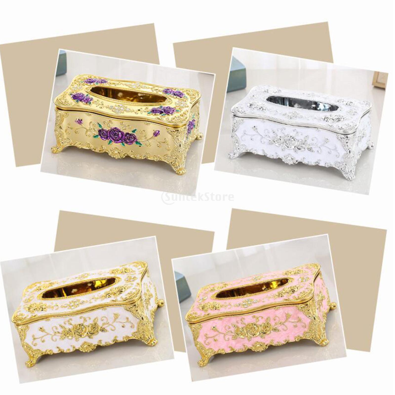 Retro chic oppbevaringsveske papir serviettholder dispenser etui organisator pumpe papir etui ansiktsservietter oppbevaringsbil