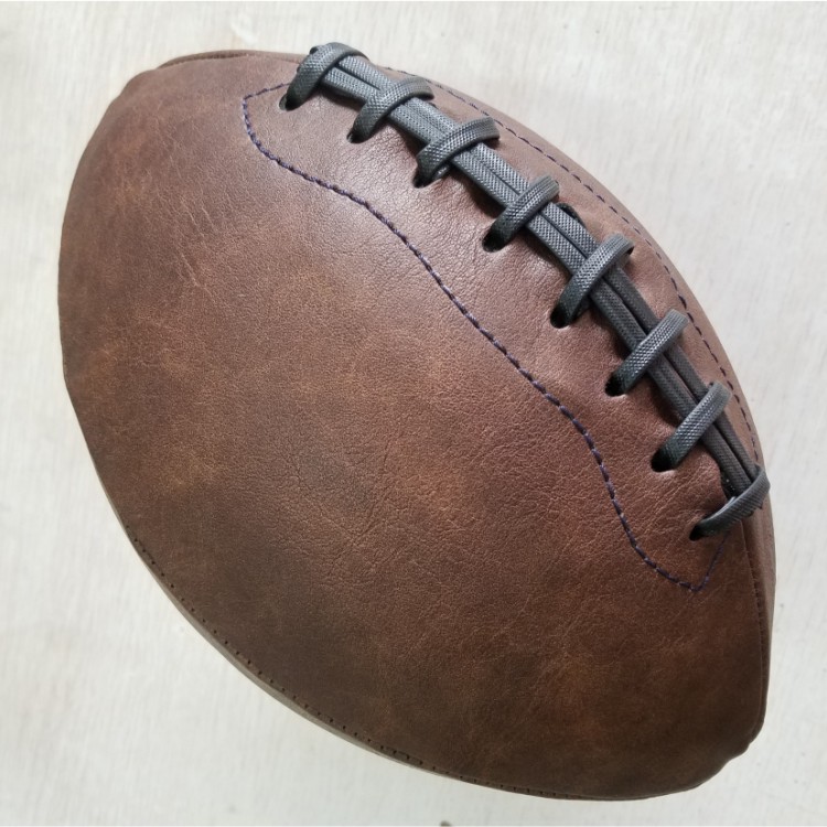 Pelota de Rugby para deportes al aire libre, balón de fútbol americano Vintage de PU, talla 9, para entrenamiento y decoración de adolescentes universitarios,