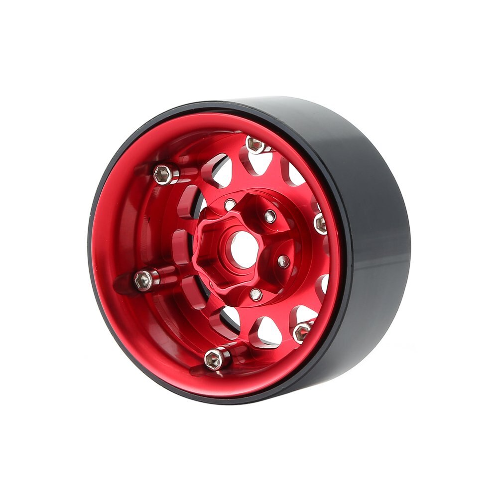 4PCS 1.9 Metal Beadlock Wheel Rim for 1:10 RC Crawler Traxxas Hsp Redcat Rc4wd Tamiya Axial Scx10 D90 Hpi Tire Accessories