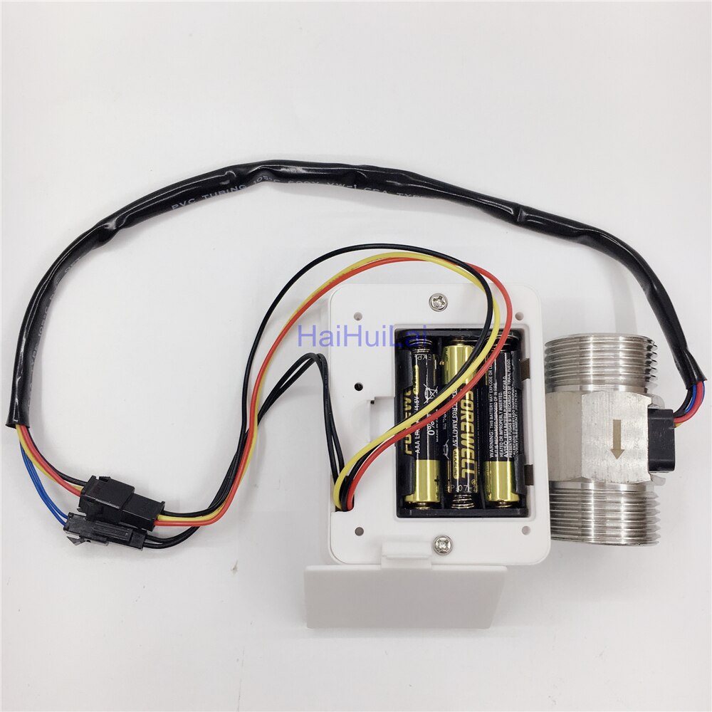 Medidor de flujo Digital de 1 ", Sensor de flujo de turbina, 4-45L/min + NTC, medición de temperatura, Total de litros