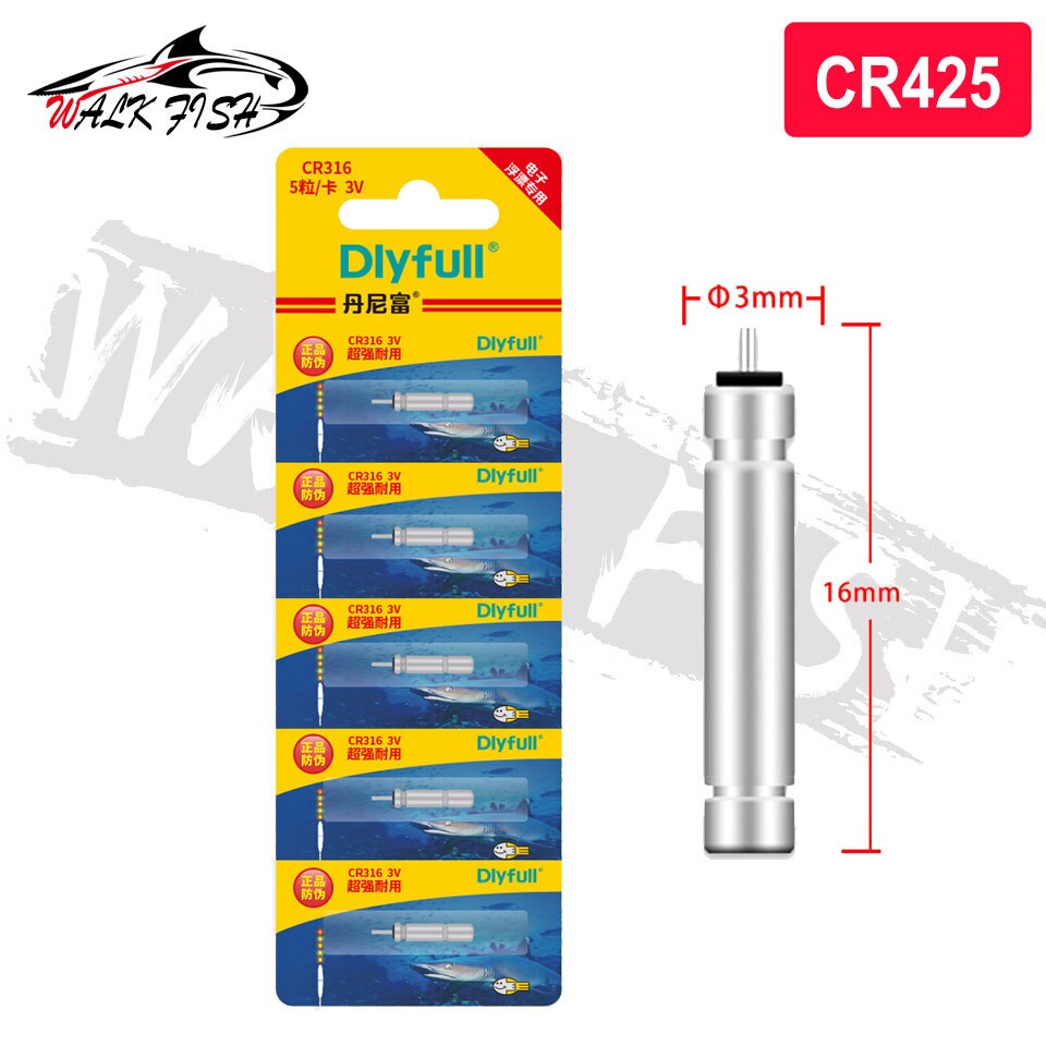 WALK FISH Luminous Electric Fishing Floats For LED Fishing Buoy Accessory Suit for Charger Devices Tools Tackle Accessories: CR316 DLY 5PCS hook