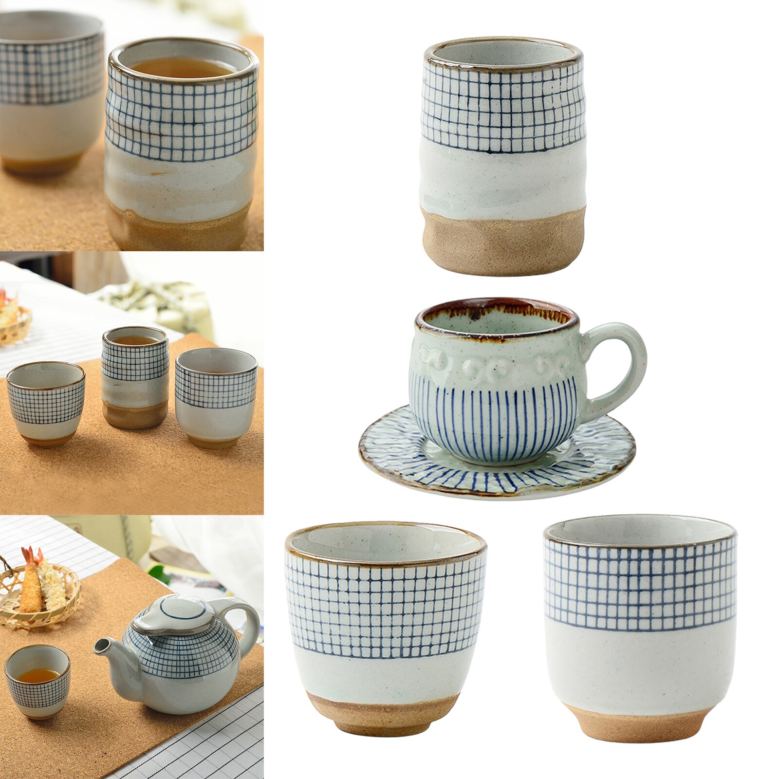 Tasse de thé Oriental en céramique Yunomi, tasse de café pour thé en vrac