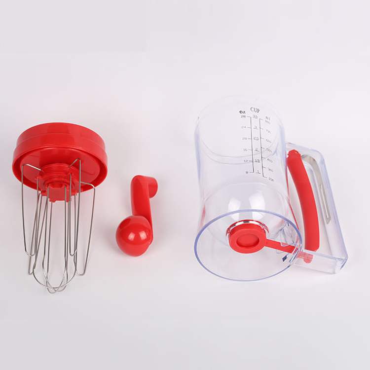 Manual Pancake Maker 800ml Cake Funnel Batter Dispenser Cream Separator Tool Cake Dough Dispenser ZM1205
