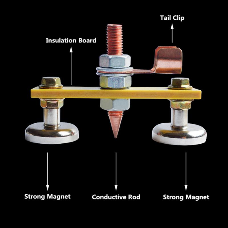 Magnetic Welding Ground Clamp Small Magnetic Welding Clamp Ground Holder Ground Clamp Welding Electromagnetic