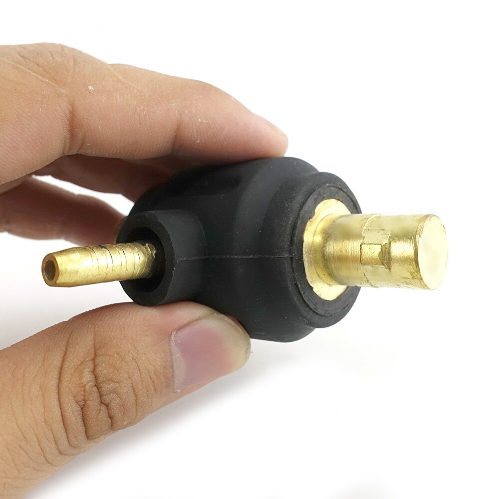 Tig fakkeladapter integrerer gasstrømsstik  m16 x 1.5 to 6mm dkj 35-50 10-25 separat gasstik strømstik