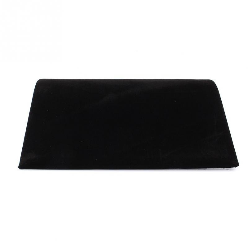 Simple Black Velvet Suede Necklace Bracelet Display Board Jewelry Stand Accessories Holder Rack Showcase Plate Jewelry for Women