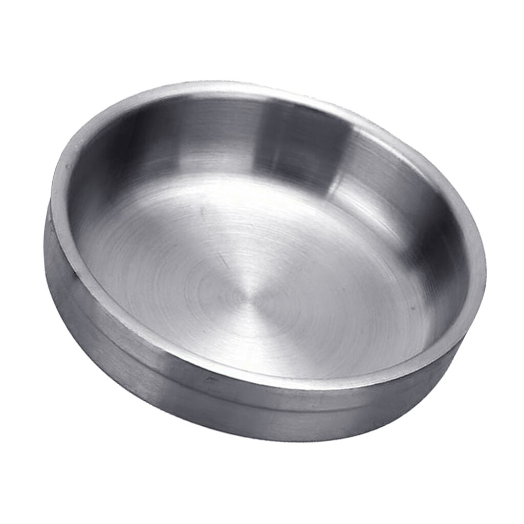 Stainless Steel Home Round Tableware Soy Sauce Wasabi Edible Oil Dish Bowl