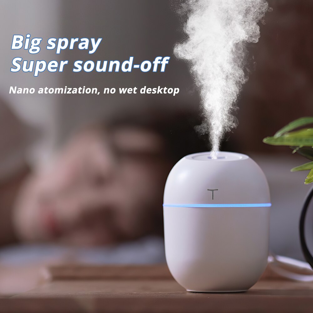 220ml Mini Air Humidifier Portable USB Aroma Diffu... – Vicedeal