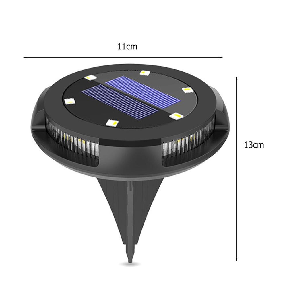 10 Led Waterdicht Solar Onder Grond Licht Tuin Gazon Trappen Decking Begraven Lamp Outdoor Pathway Deck Vloer Thuis Werf Lichten