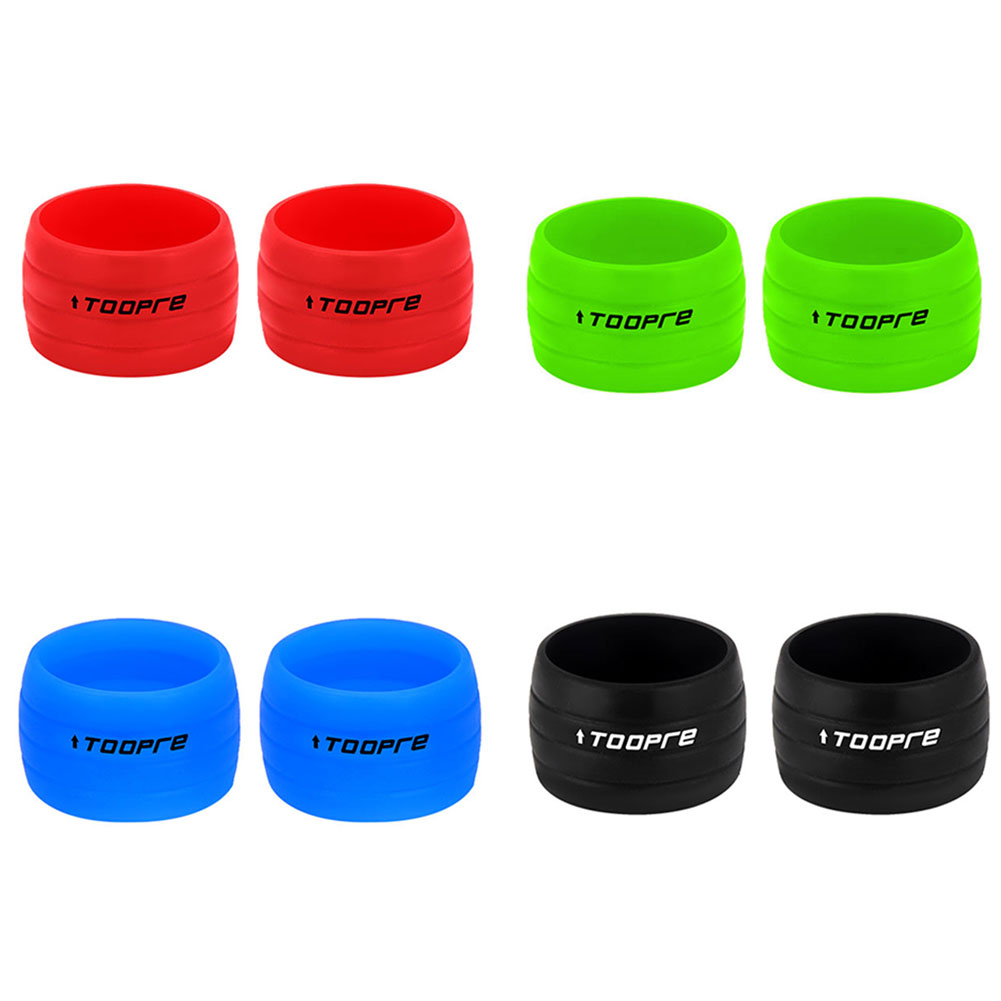 Fita de proteção para guidão de bicicleta, faixa de silicone anti-deslizamento para guidão de bicicleta, 2 peças