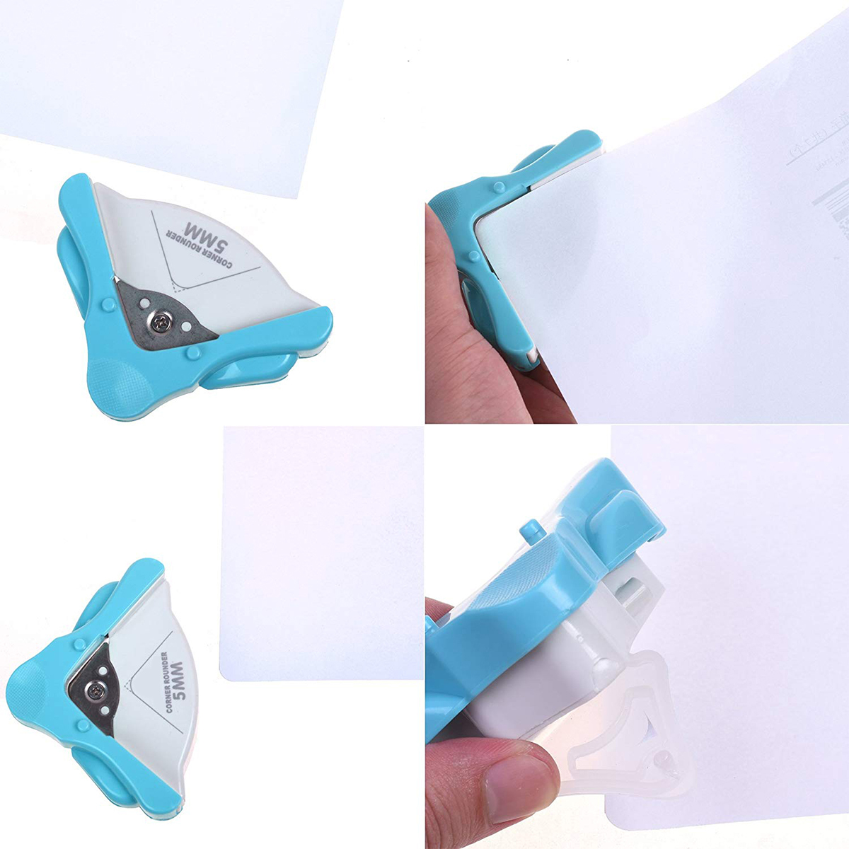 R5 DIY Mini Corner Rounder 5mm Card Paper Punch Craft Circle Pattern Photo Cutter Tool Stationery Hand Hole Craft Scrapbooking
