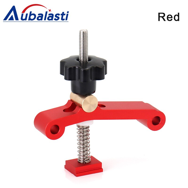 Blocs de serrage universels, 1 pièce, plateau, onglet, piste, blocs de serrage M8, Joint à vis pour le travail du bois, action rapide, ensemble de pinces: Red / 1Pcs