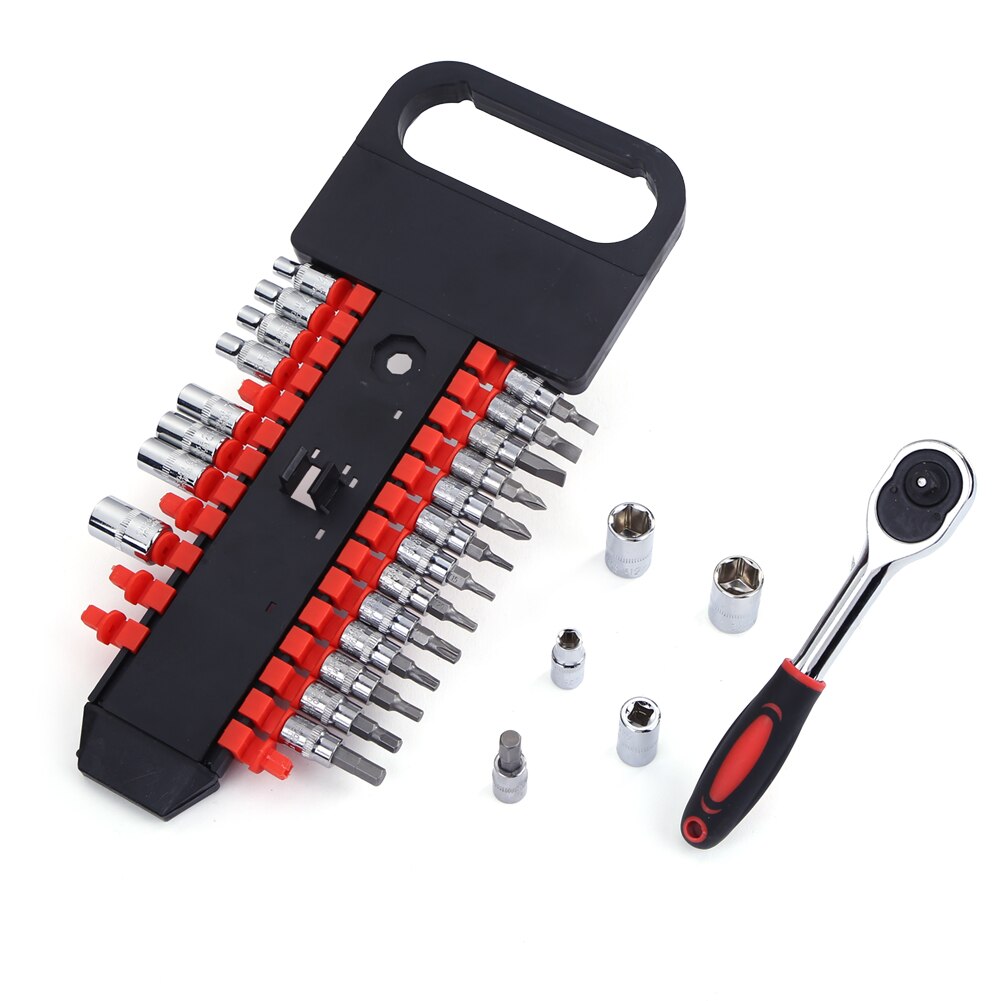 Multi-functional Socket Driver Bit Set Phillips Hex Torx Flat Ratchet Wrench Auto Car Repair Tool Kit