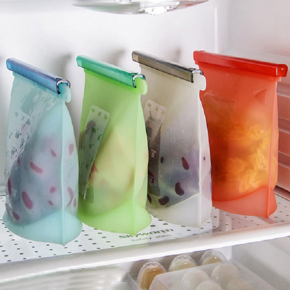 4 Uds. (blanco, rojo, gree, azul), bandeja de conservación hermética al vacío, bandeja de almacenamiento saludable y fresca, contenedor, herramientas de cocina