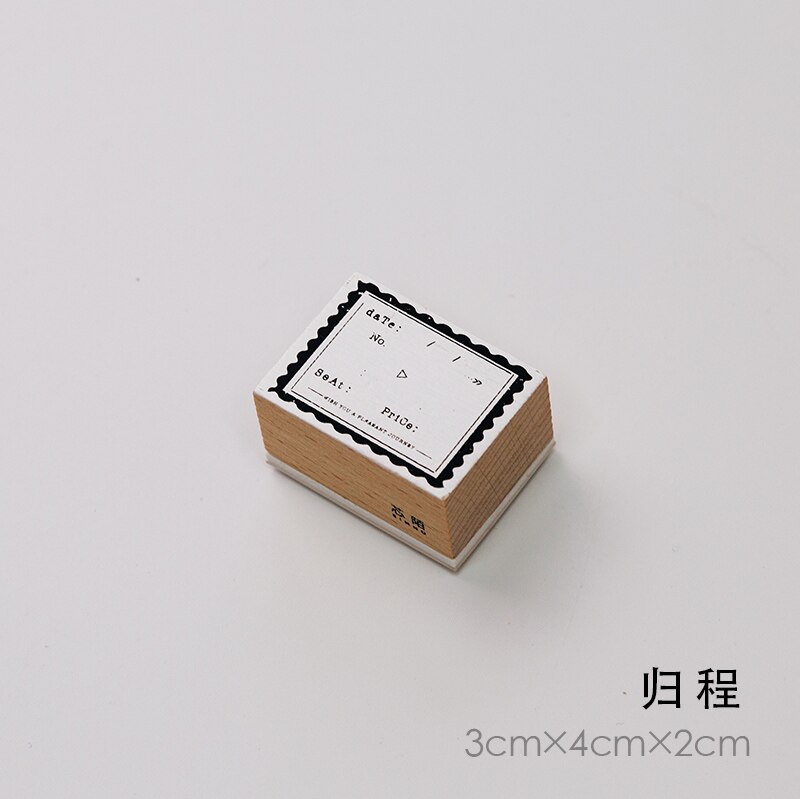 Sello Vintage, día de la semana del mes, decoración para planificador, sellos de goma madera para scrapbooking, papelería DIY, sello estándar artesanal: 1