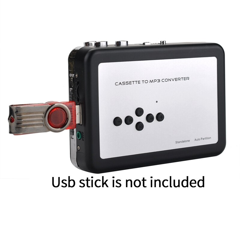 Cassette Speler naar MP3 Converter - USB Walkman voor Digitale Muziekconversie & USB-stick Opslag