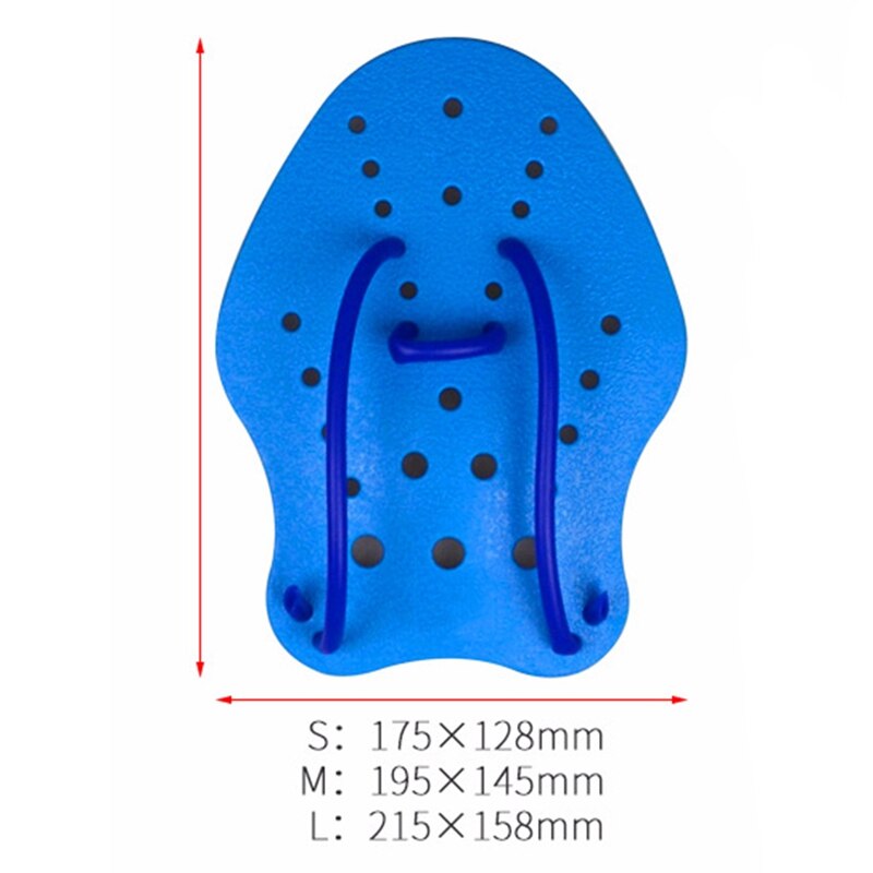 1 par svømmehansker med svømmehud palmer vannski slag treningspadler barn voksne dykkerhansker trening fingerløs