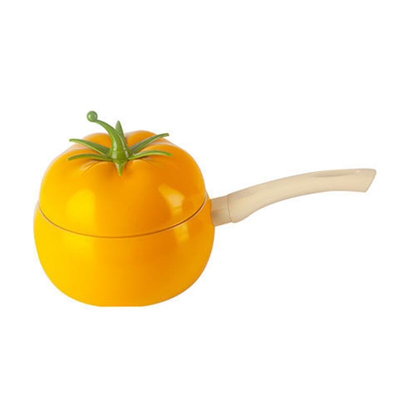 Sartén con forma de tomate para frutas, olla de cocina, olla de inducción, utensilios de cocina de aluminio antiadherentes