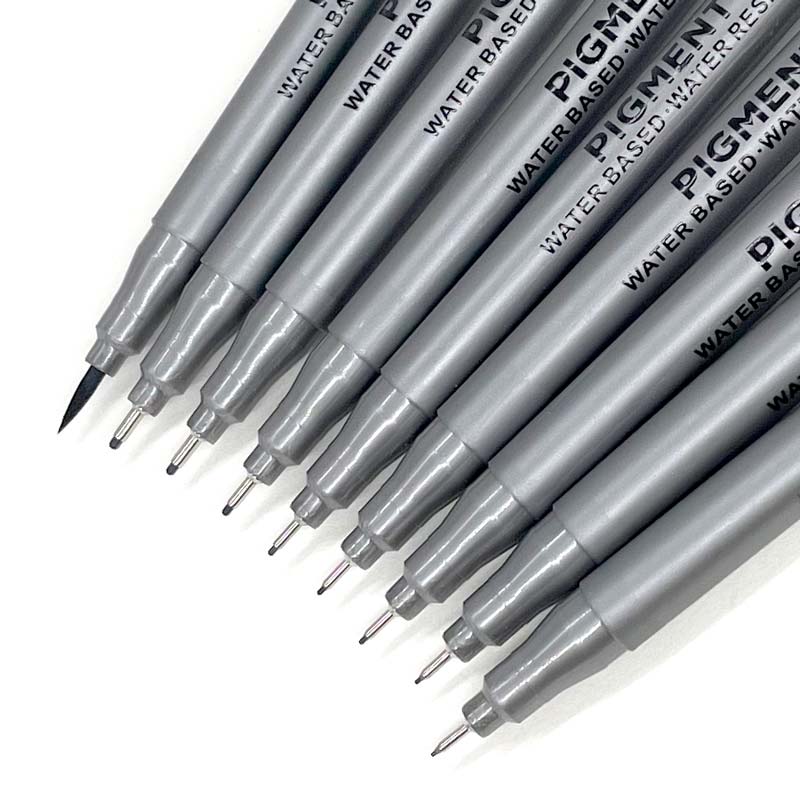 3/5/9 Pcs Painting Needle Pens Art Markers Fast Dry Water Based School Drawing Sketching Journal Writing Stationery Supplies