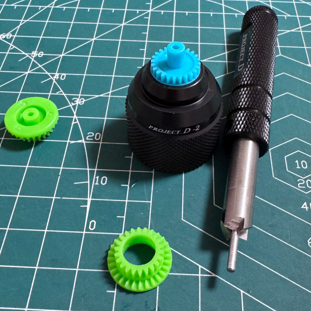 project D mini 4wd car tools for fixing gear and milling gear to float gears