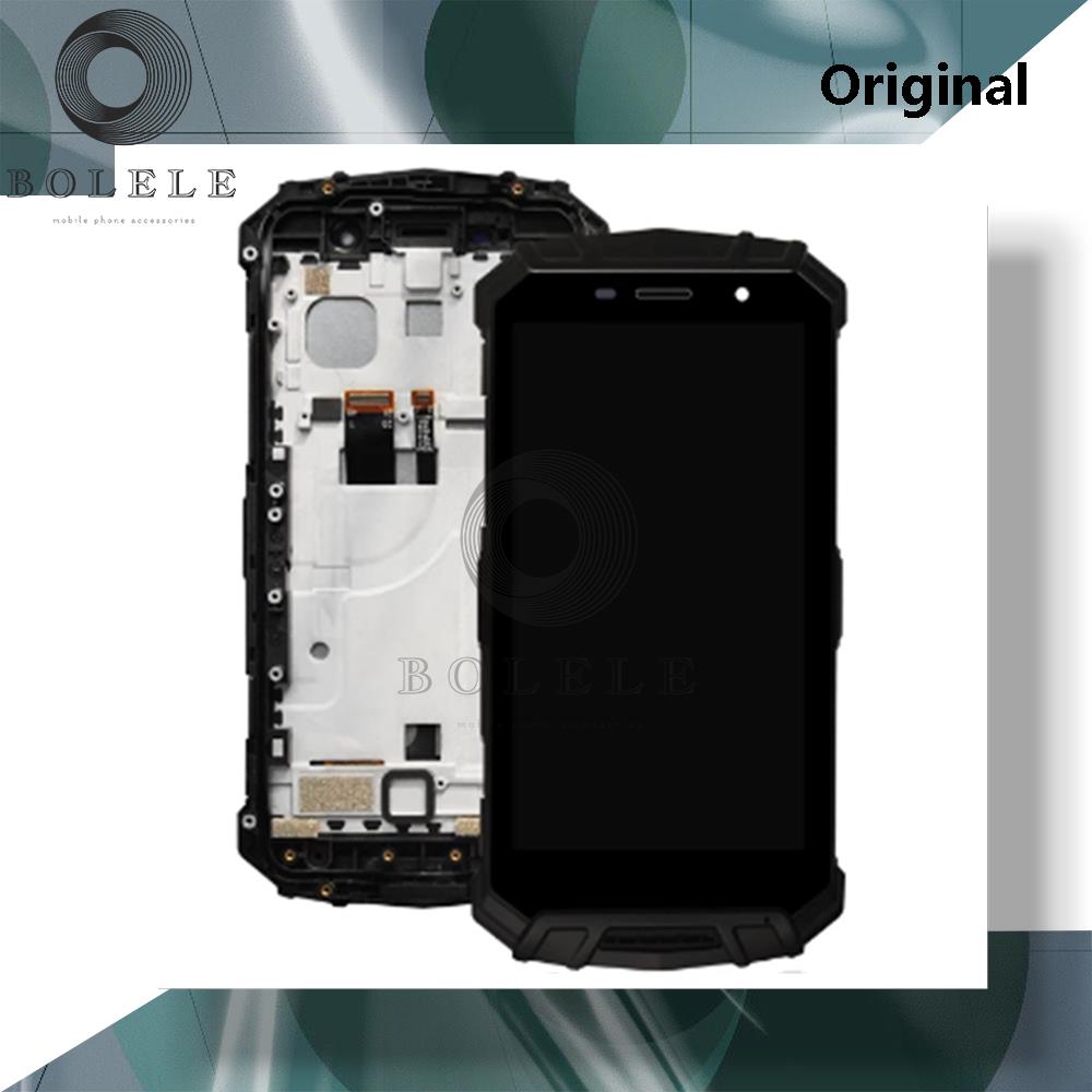 Original Für Doogee S60 S60 Lite LCD Anzeige + berühren Bildschirm Sensor Digitizer Montage S60 Lite Vorne Anzeige Tafel Volle LCD + Rahmen