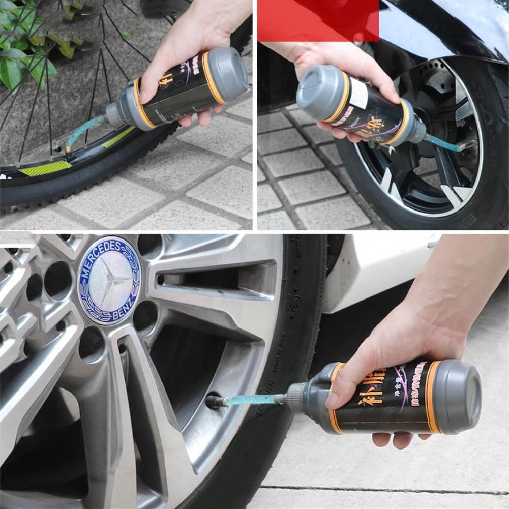 400ML Tire Sealer Universal Tire Sealant Repair Fluid Car Motorcycle Mountain Bike Tire Inner Tube Repair Glue Ridding Supplies