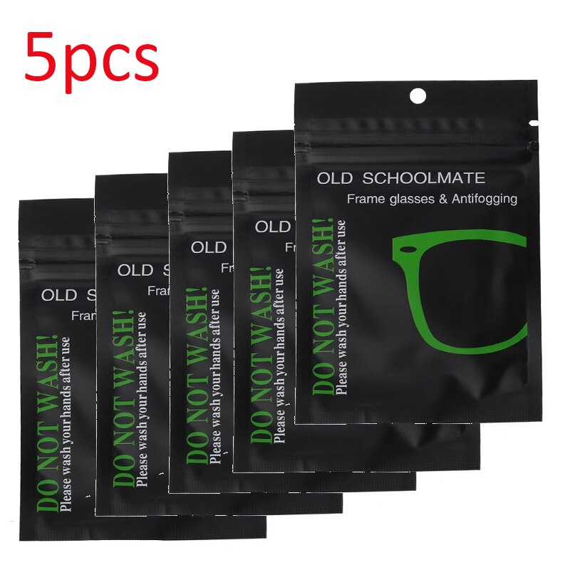 1-20 pz riutilizzabile anti-appannamento salviette per occhiali scamosciato pre-umido antiappannamento panno per lenti Defogger occhiali pulisci occhiali salviette: D
