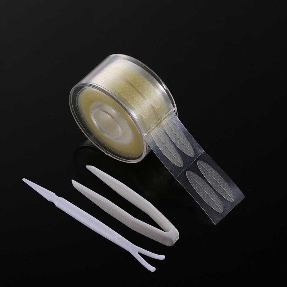 600 Stks/doos Grote Ogen Make Ooglidcorrectie Sticker Onzichtbare Dubbele Ooglid Tape Vouw Zelfklevende Stickers S/L Clear Beige cosmatic Tool: C