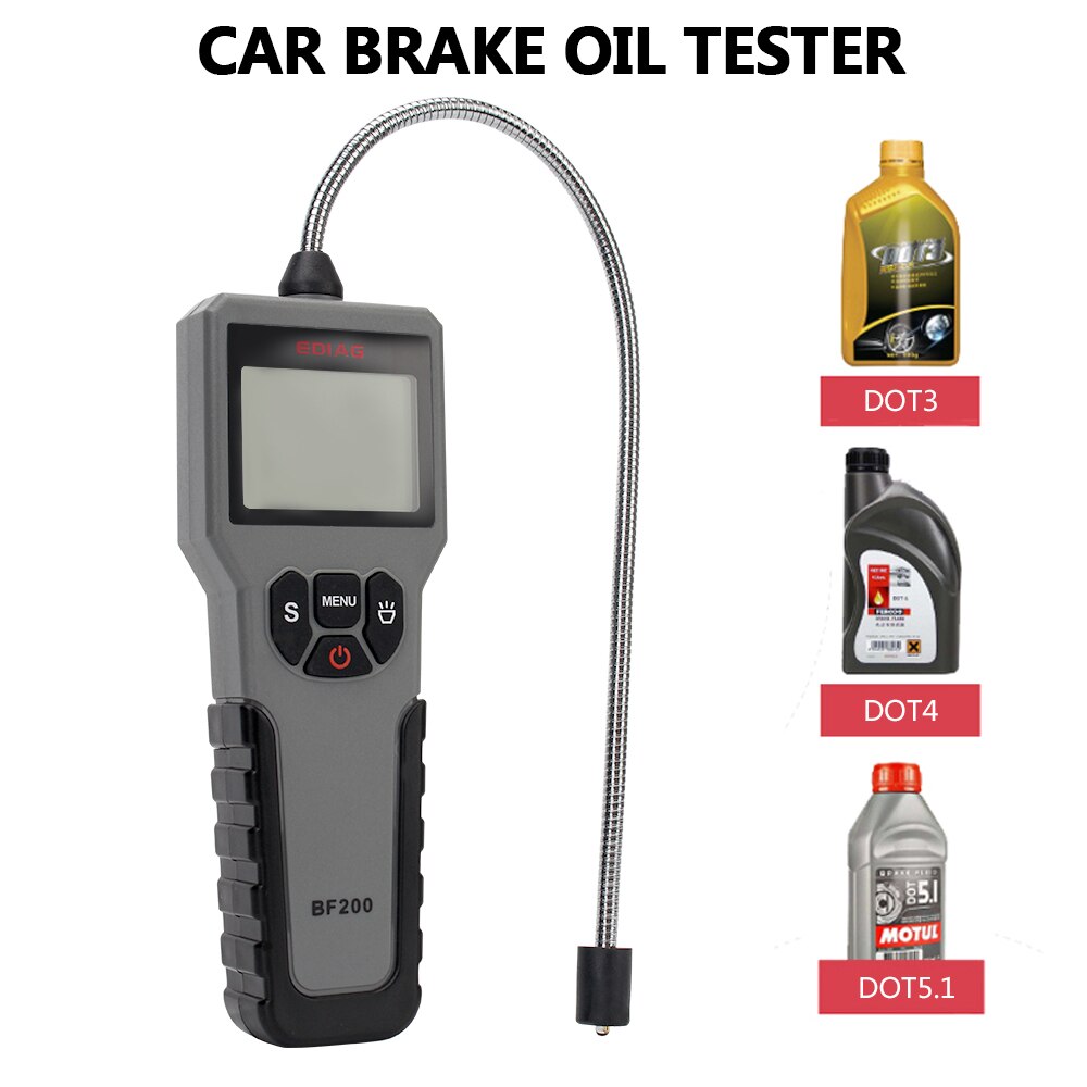Oil Test Tool Auto Brake Fluid Tester LED Display BF200 Digital Car Brake Oil Tool