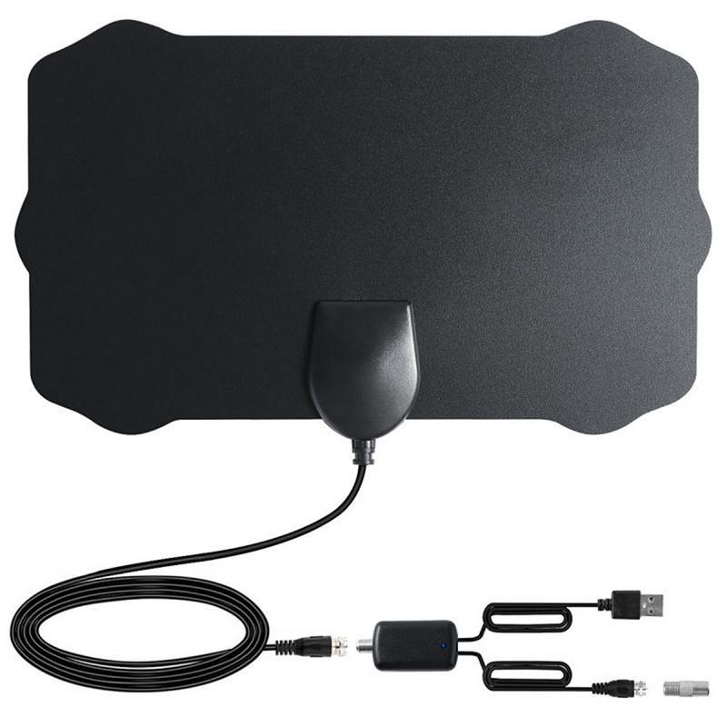 120 Miles TV Antena 1080P Digital HDTV Innen TV Antenne Mit Verstärker Signal Booster Radius Surf Fuchs HD Mini antennen Luft