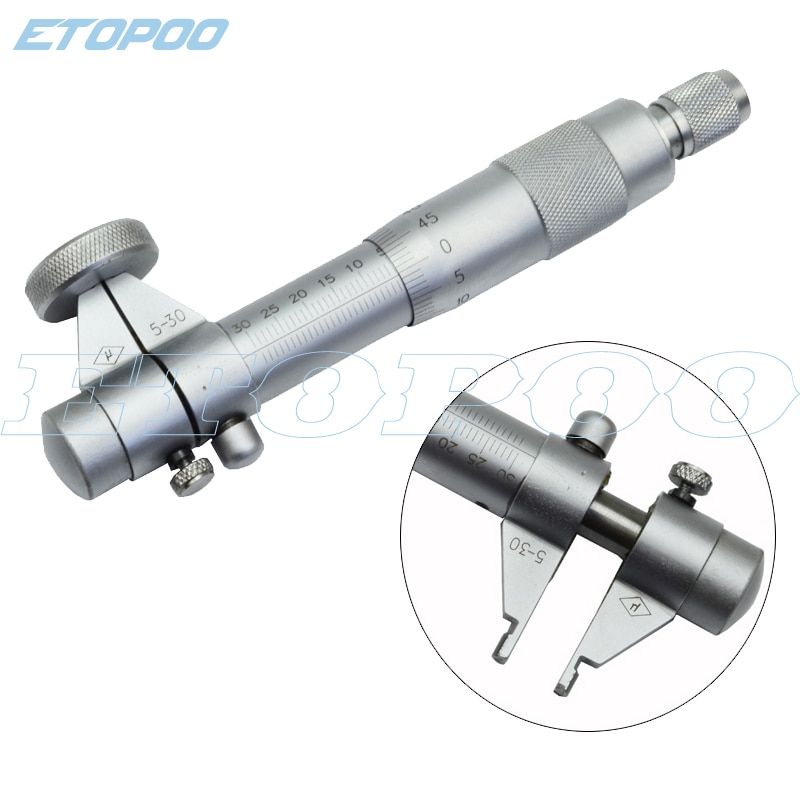 5-30mm Innen Mikrometer Schraube Messgerät metrisch Interne Mikrometer Hartmetall Sauerei Werkzeuge