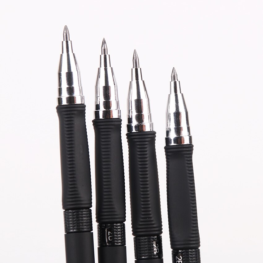 2.0mm Mechanical Pencil Black Lead Holder Mechanical Drafting Drawing Pencil for School and Office Stationery