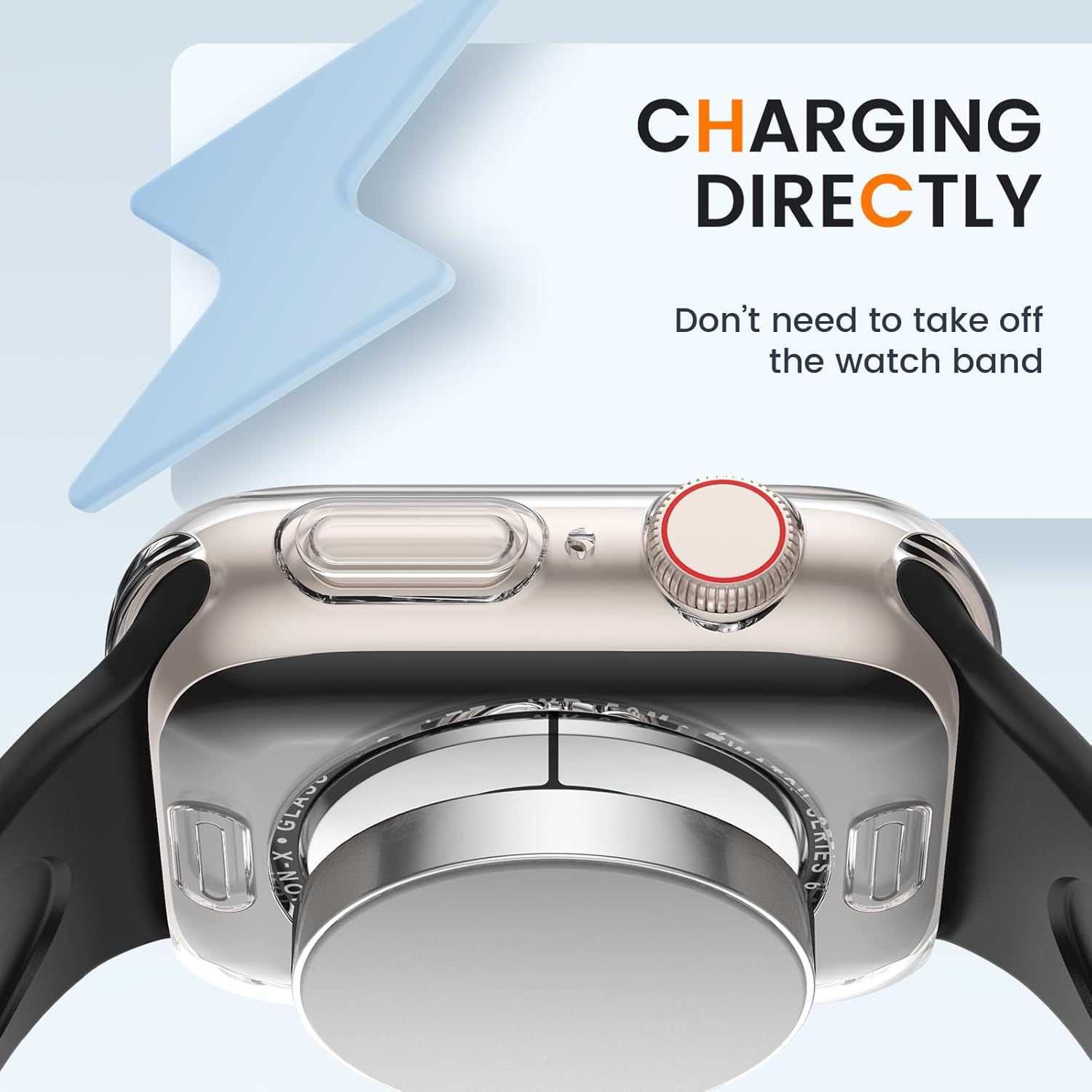 Custodia per orologio mezza copertura per Mela guarda ultra 10 9 8 7 44/40/41mm Custodie morbide in silicone per IWatch serie 49 45/42/46MM Accessori