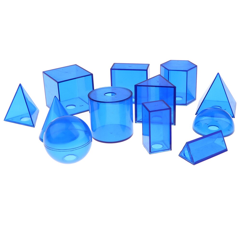 2pcs Geometric Solids - Volume Shape Learning Math Geometry Visual Aids
