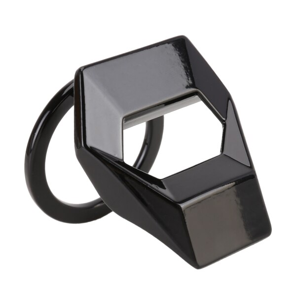 Car Button Sticker Engine Start Key Push Button Protective Cover: Black