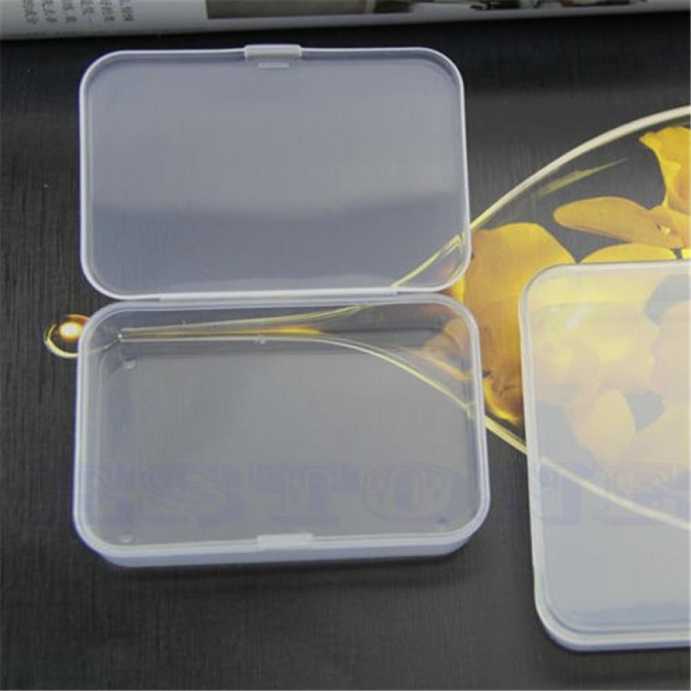 1Pcs Transparent Mask Storage Box Collection Container Case With Lid Memory Card Cases Coin Jewelry Organizer Boxes: 1pcs A